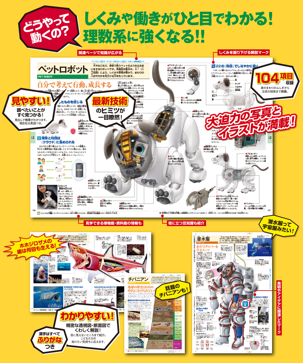 しくみや動きがひと目でわかる!理数系に強くなる!!