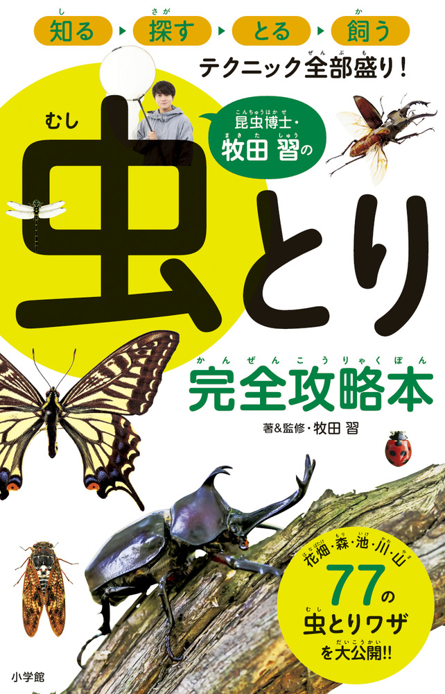 昆虫博士・牧田習の虫とり完全攻略本 | 書籍 | 小学館