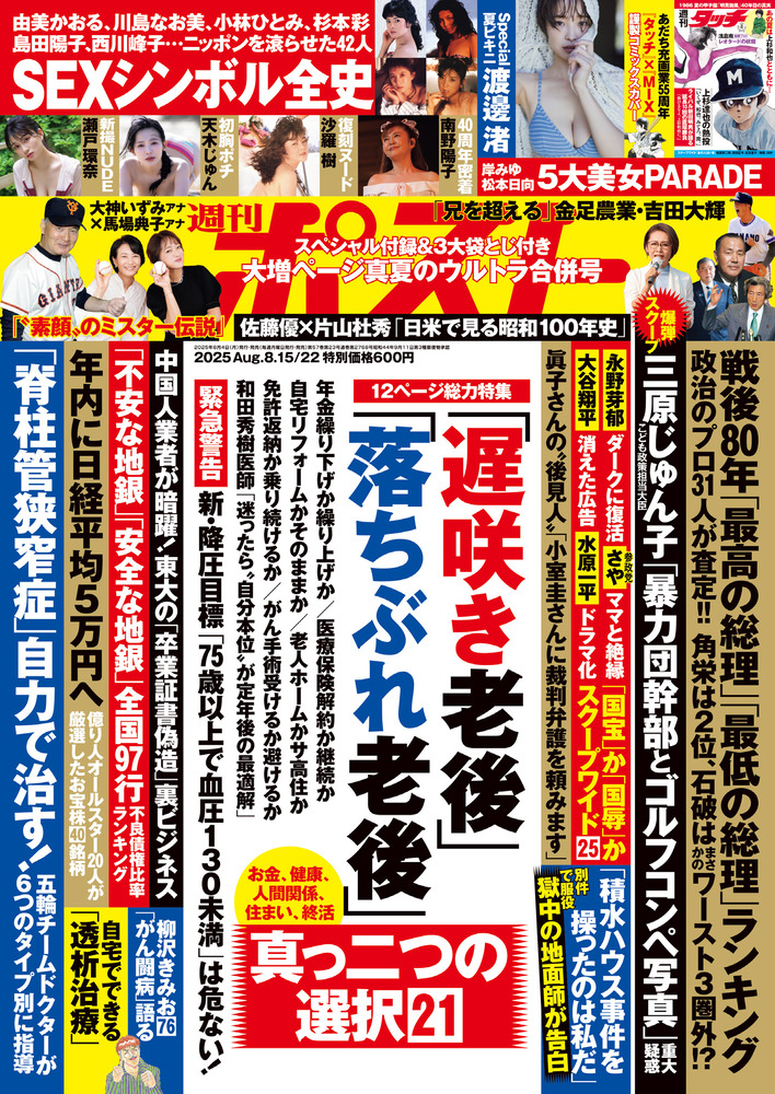 週刊ポスト 2018年 6/15 号 [雑誌] 週刊ポスト 2018年6/15号 (発売日2018年06月04日) | 雑誌/定期